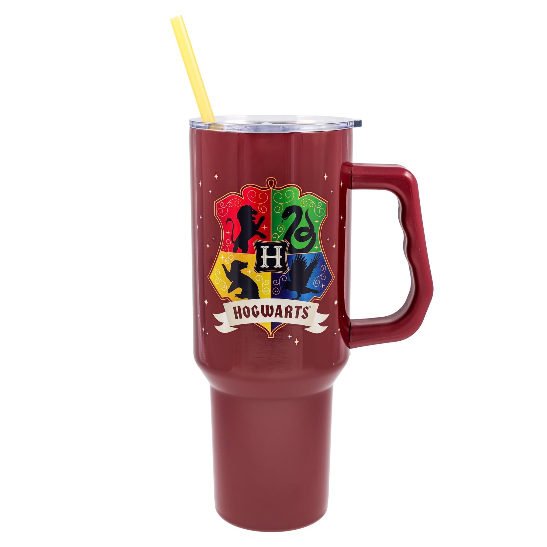 Harry Potter Hogwarts 40-Ounce Stainless Steel Tumbler With Handle