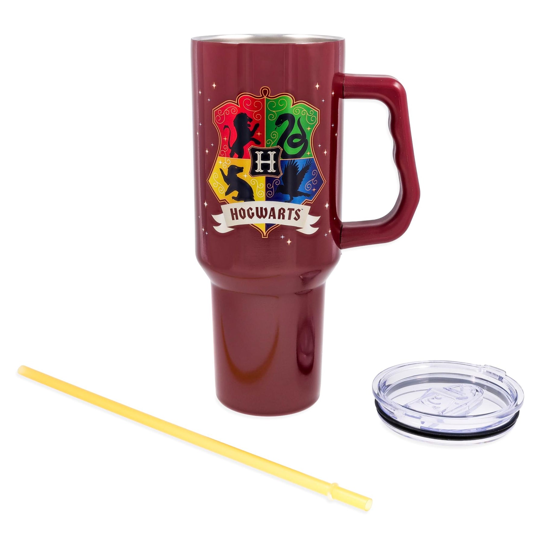 Harry Potter Hogwarts 40-Ounce Stainless Steel Tumbler With Handle