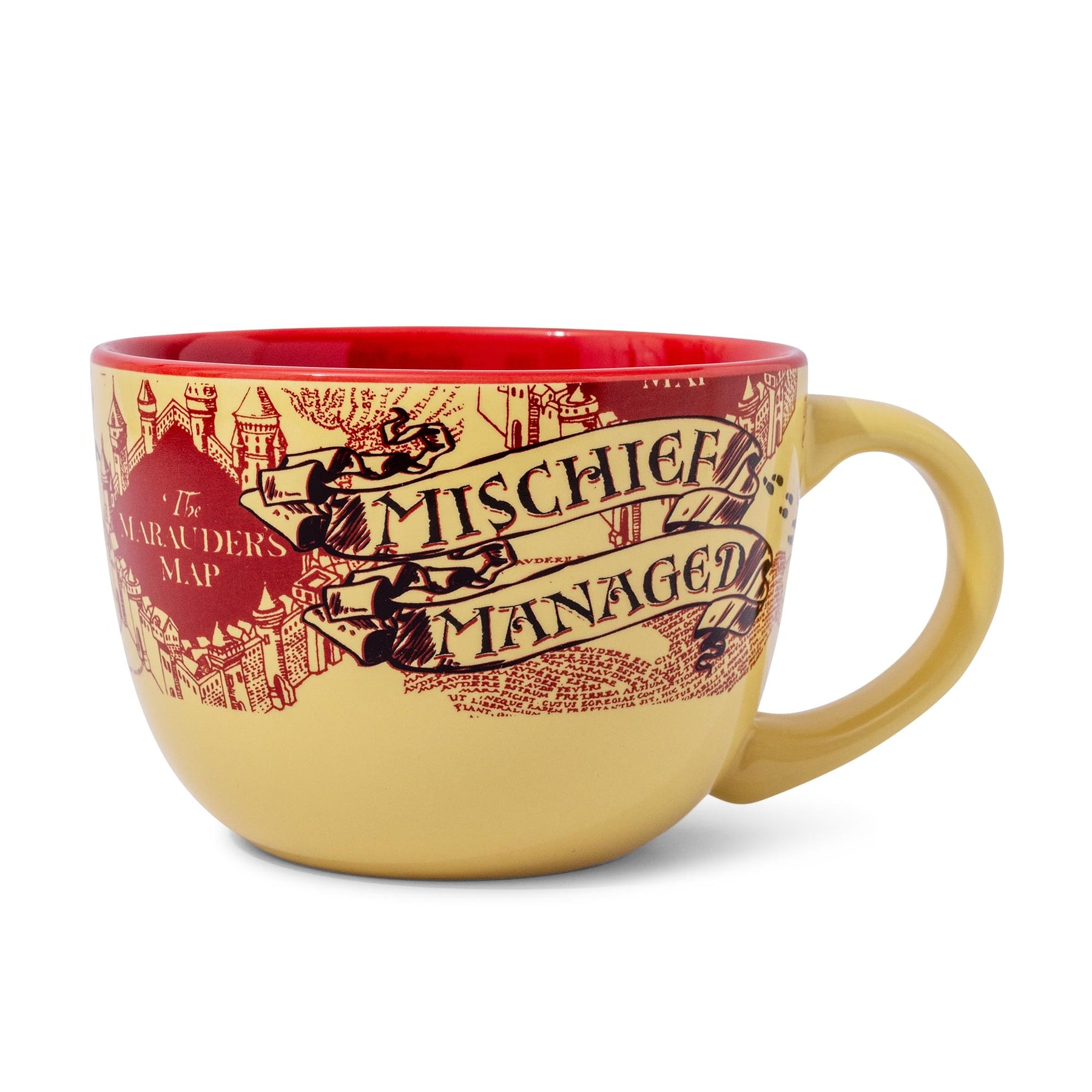 Harry Potter Marauder's Map Ceramic Soup Mug | Holds 24 Ounces