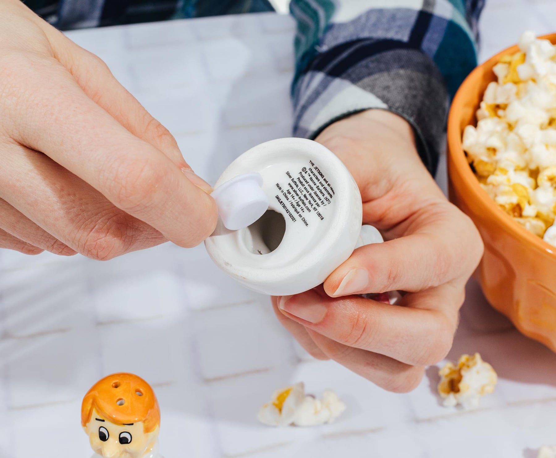 The Jetsons George and Astro Ceramic Salt and Pepper Shaker Set