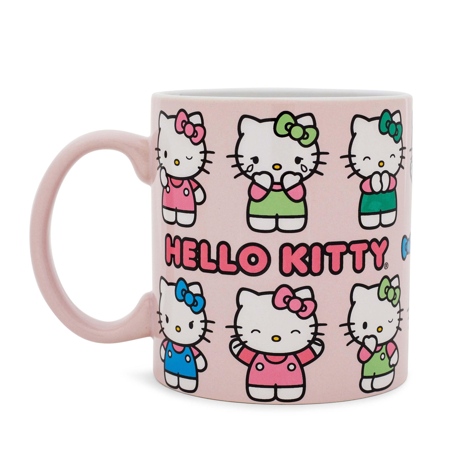 Sanrio Hello Kitty Pink Expressions Ceramic Mug | Holds 20 Ounces