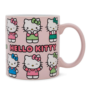 Sanrio Hello Kitty Pink Expressions Ceramic Mug | Holds 20 Ounces