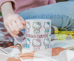 Sanrio Hello Kitty Pink Expressions Ceramic Mug | Holds 20 Ounces