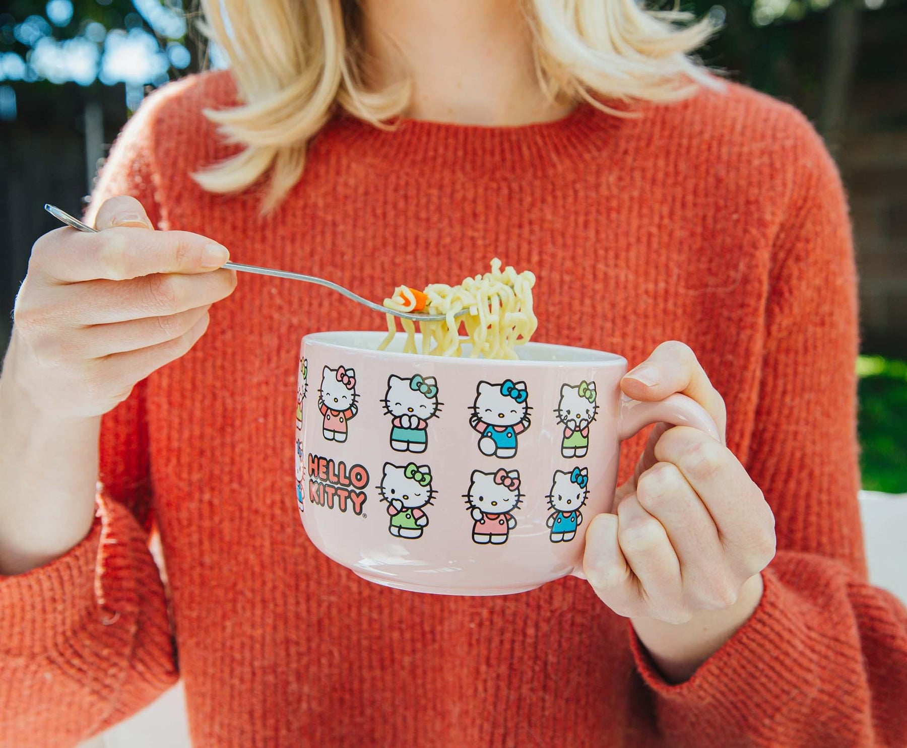 Sanrio Hello Kitty Expressions Ceramic Soup Mug | Holds 24 Ounces