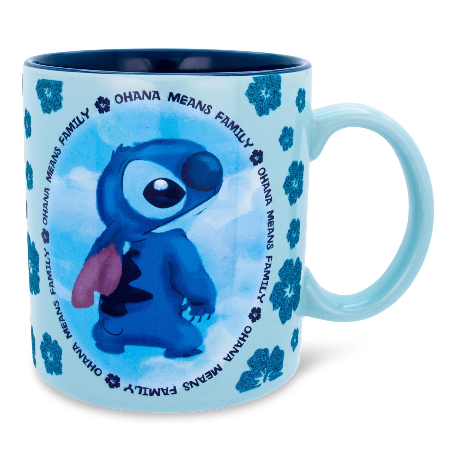 Disney Lilo & Stitch "Ohana Means Family" Ceramic Mug | Holds 20 Ounces