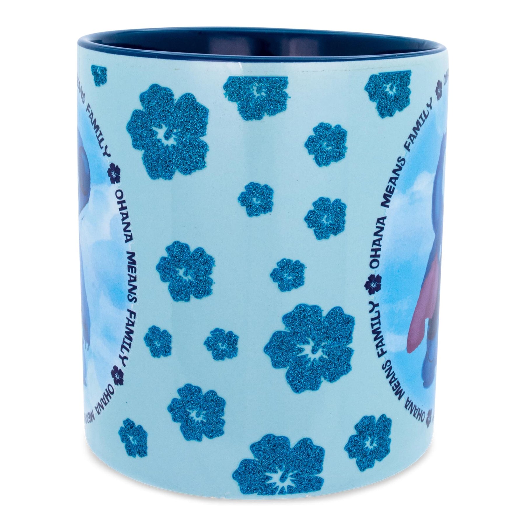 Disney Lilo & Stitch "Ohana Means Family" Ceramic Mug | Holds 20 Ounces