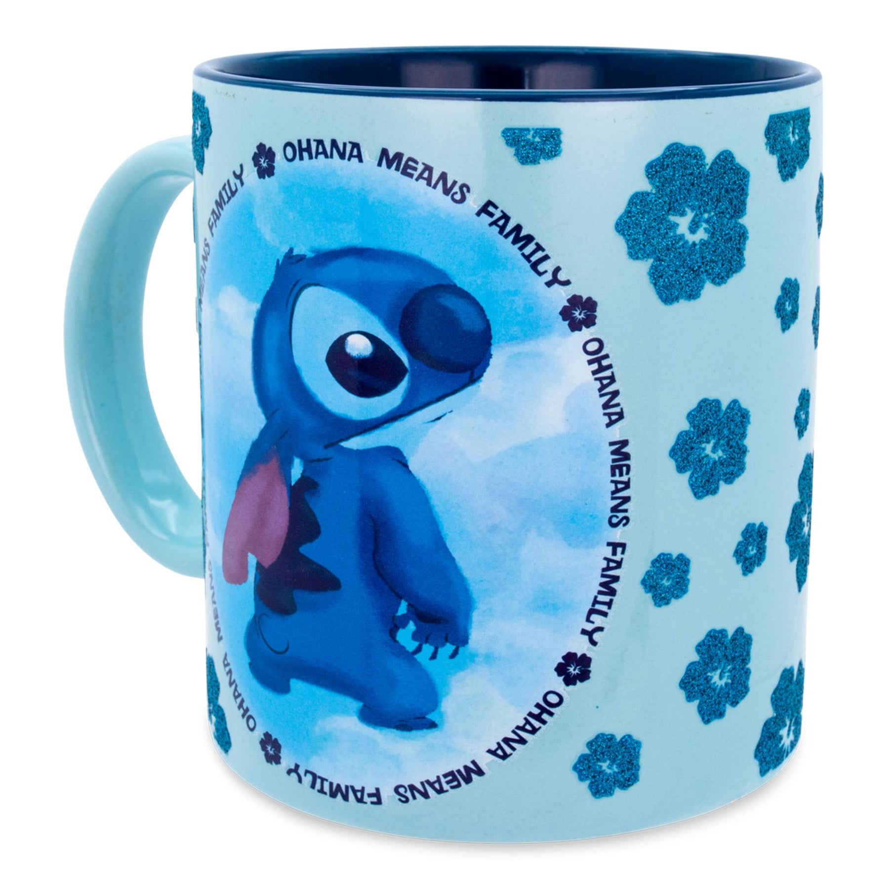 Disney Lilo & Stitch "Ohana Means Family" Ceramic Mug | Holds 20 Ounces
