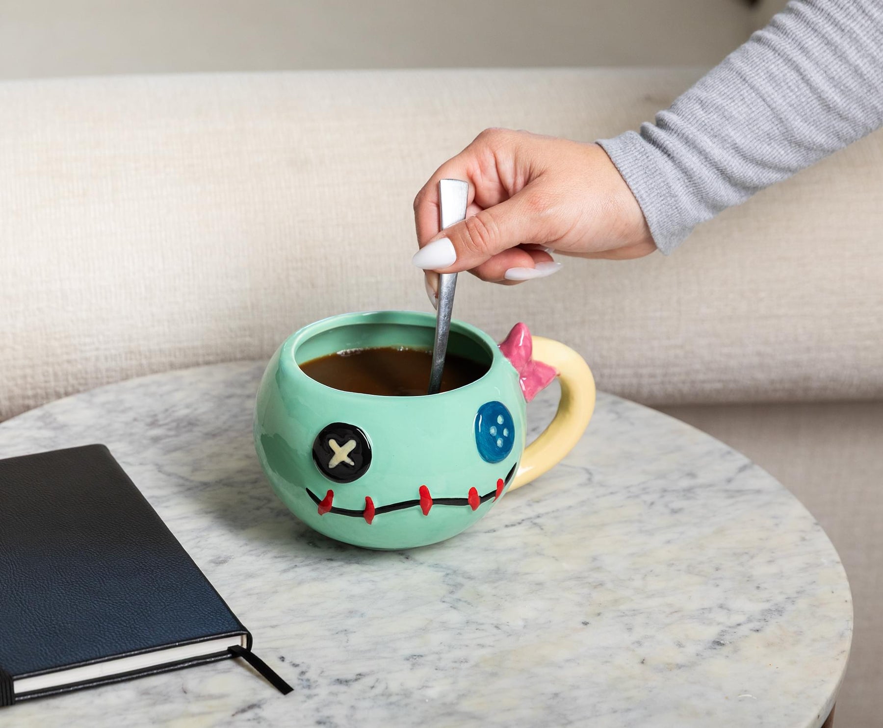 Disney Lilo & Stitch Scrump 3D Sculpted Ceramic Mug | Holds 21 Ounces