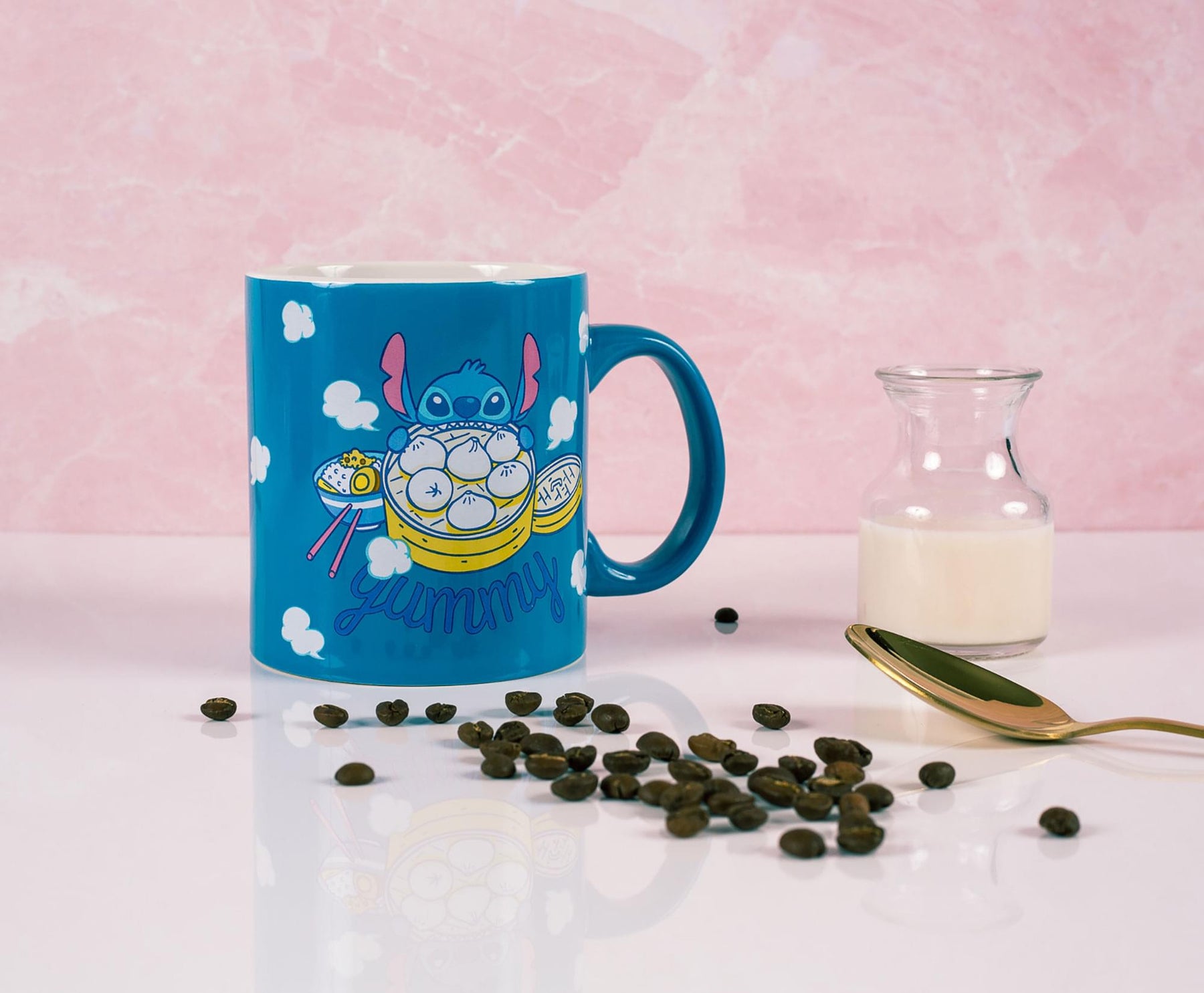 Disney Lilo & Stitch "Yummy" Ceramic Mug | Holds 20 Ounces
