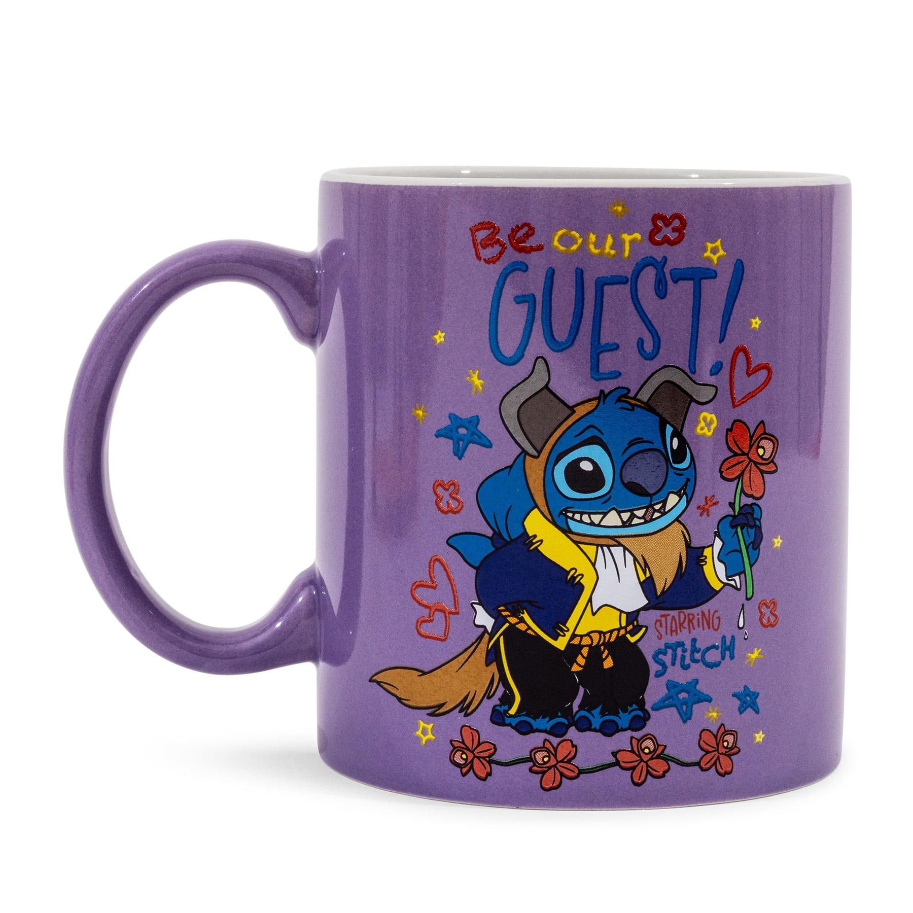 Disney Lilo & Stitch "Be Our Guest" Ceramic Mug | Holds 20 Ounces