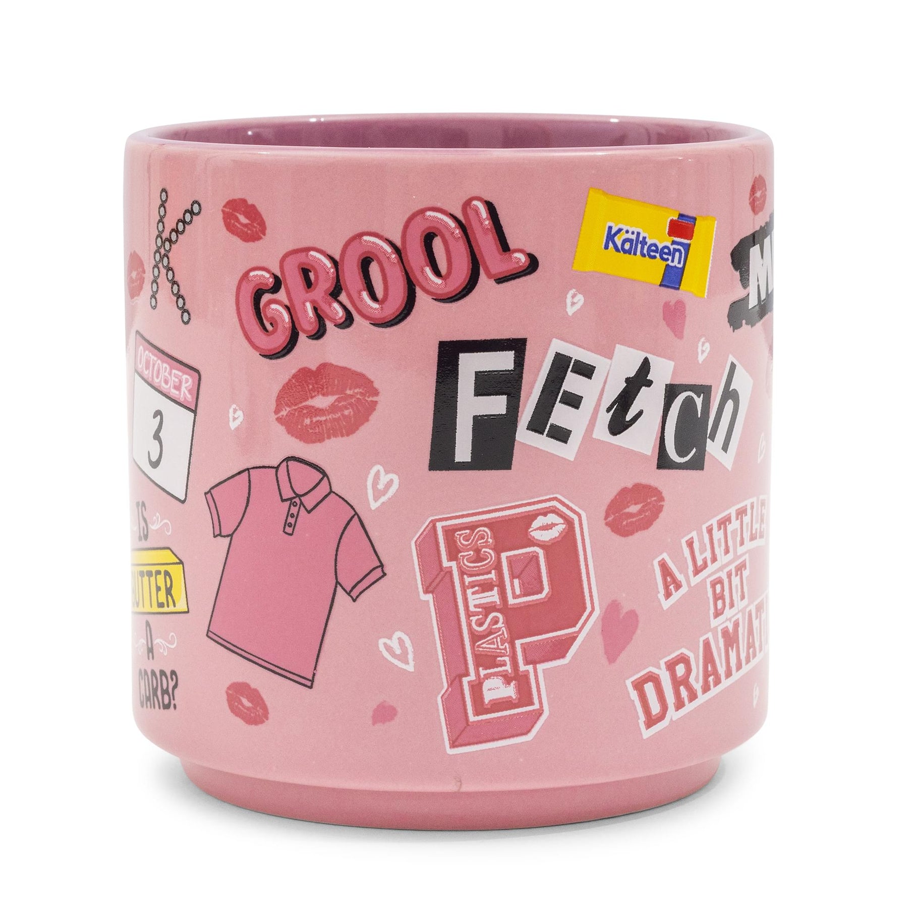 Mean Girls Icons Pink Ceramic Mug | Holds 13 Ounces