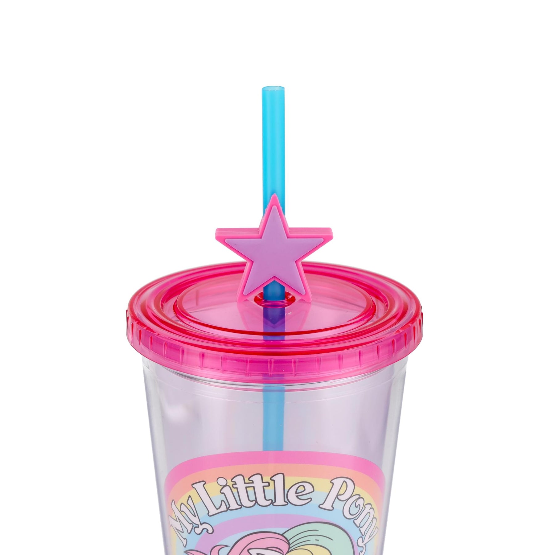 My Little Pony Starshine 24-Ounce Carnival Cup With Lid and Straw Topper Charm