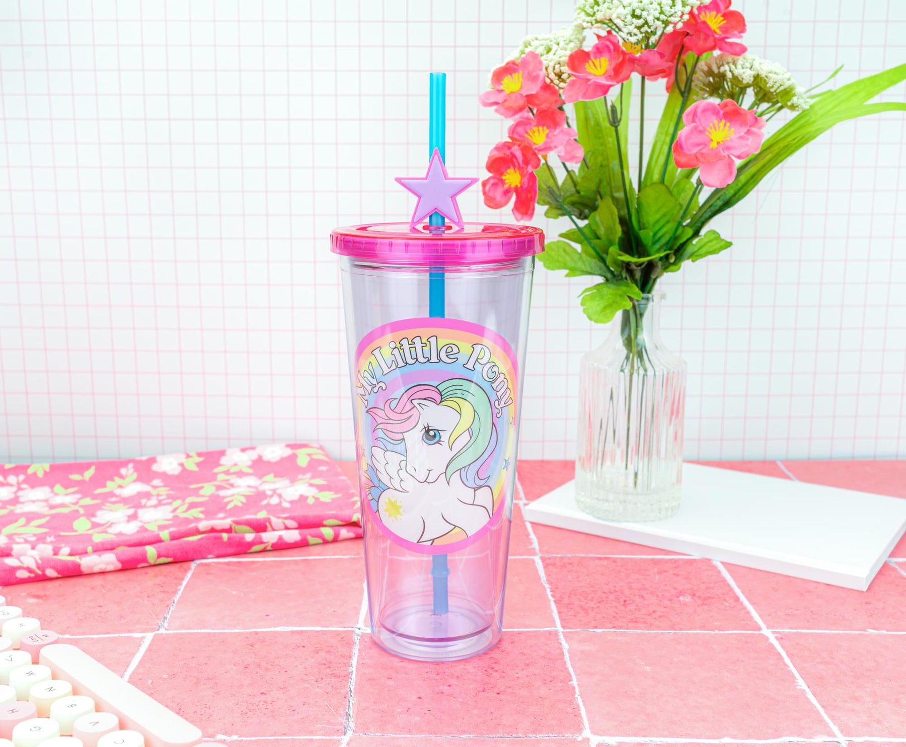 My Little Pony Starshine 24-Ounce Carnival Cup With Lid and Straw Topper Charm