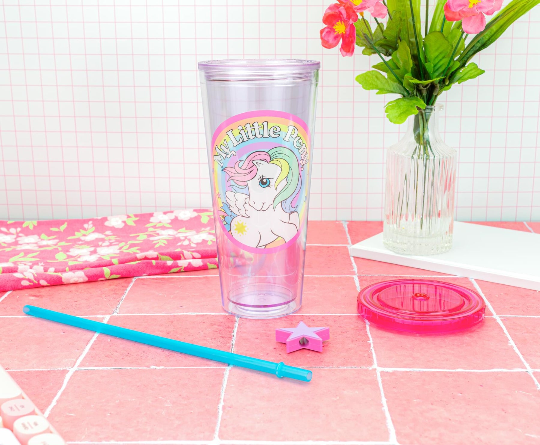 My Little Pony Starshine 24-Ounce Carnival Cup With Lid and Straw Topper Charm