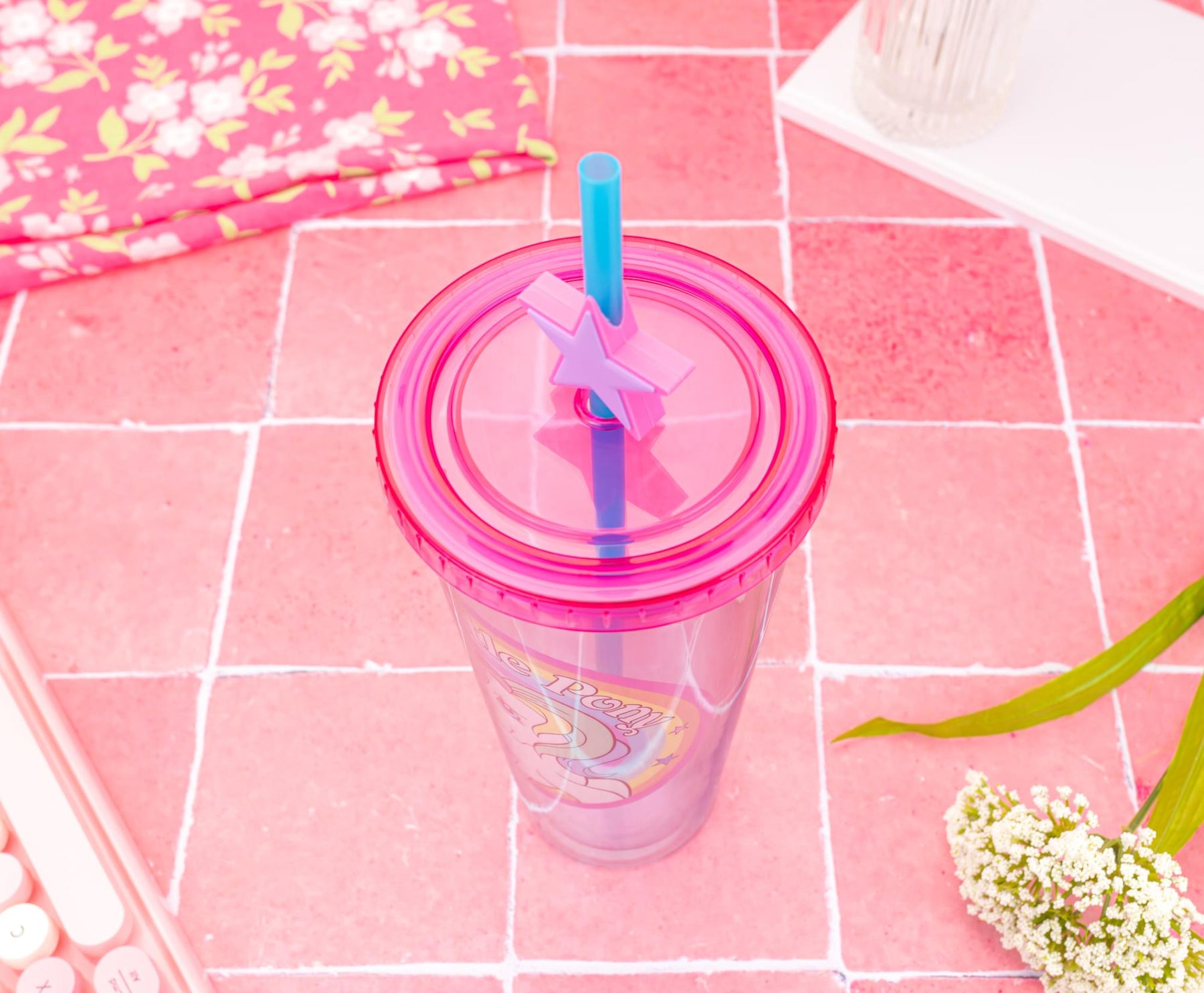 My Little Pony Starshine 24-Ounce Carnival Cup With Lid and Straw Topper Charm