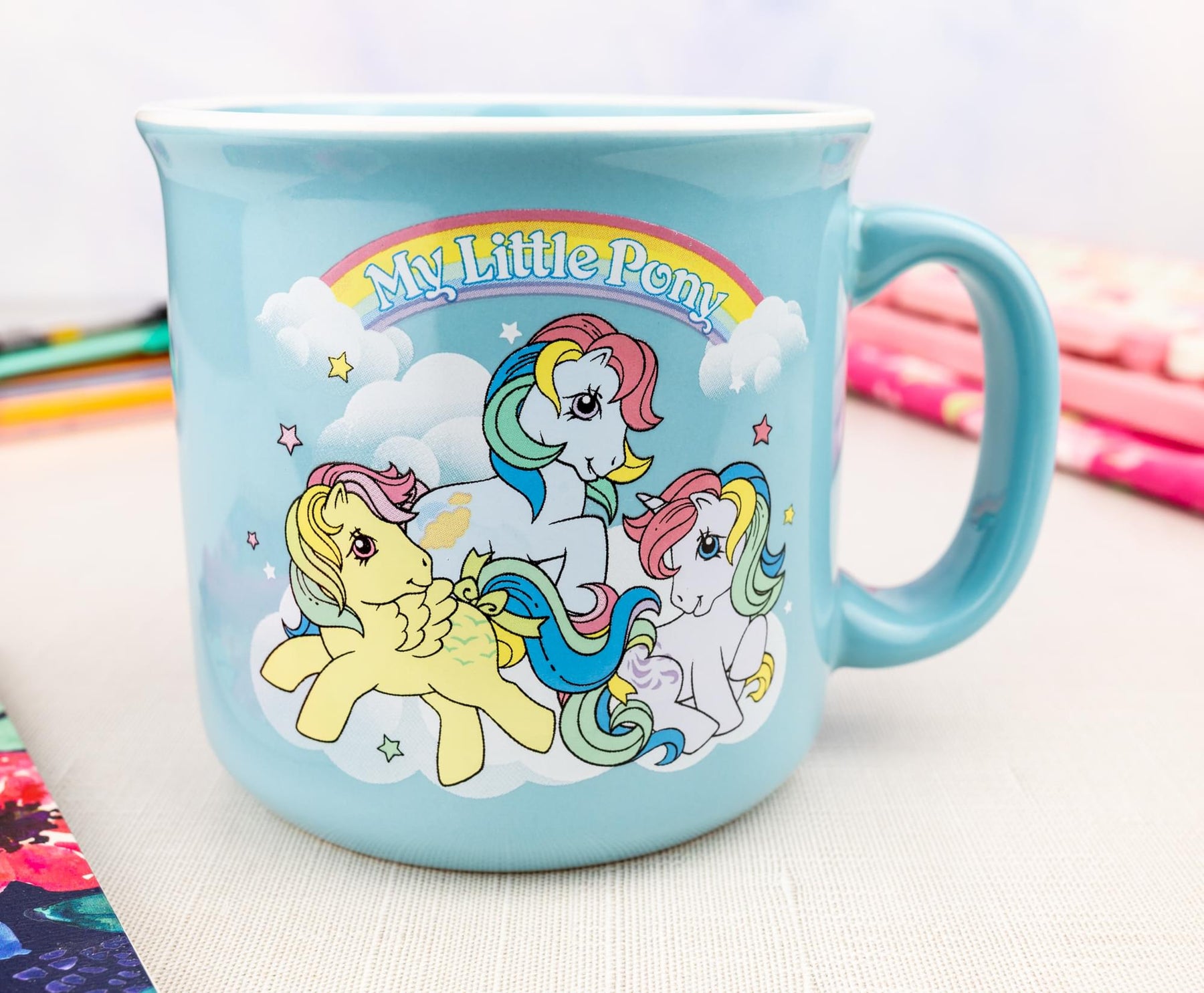 My Little Pony Classic Trio Ceramic Camper Mug | Holds 20 Ounces