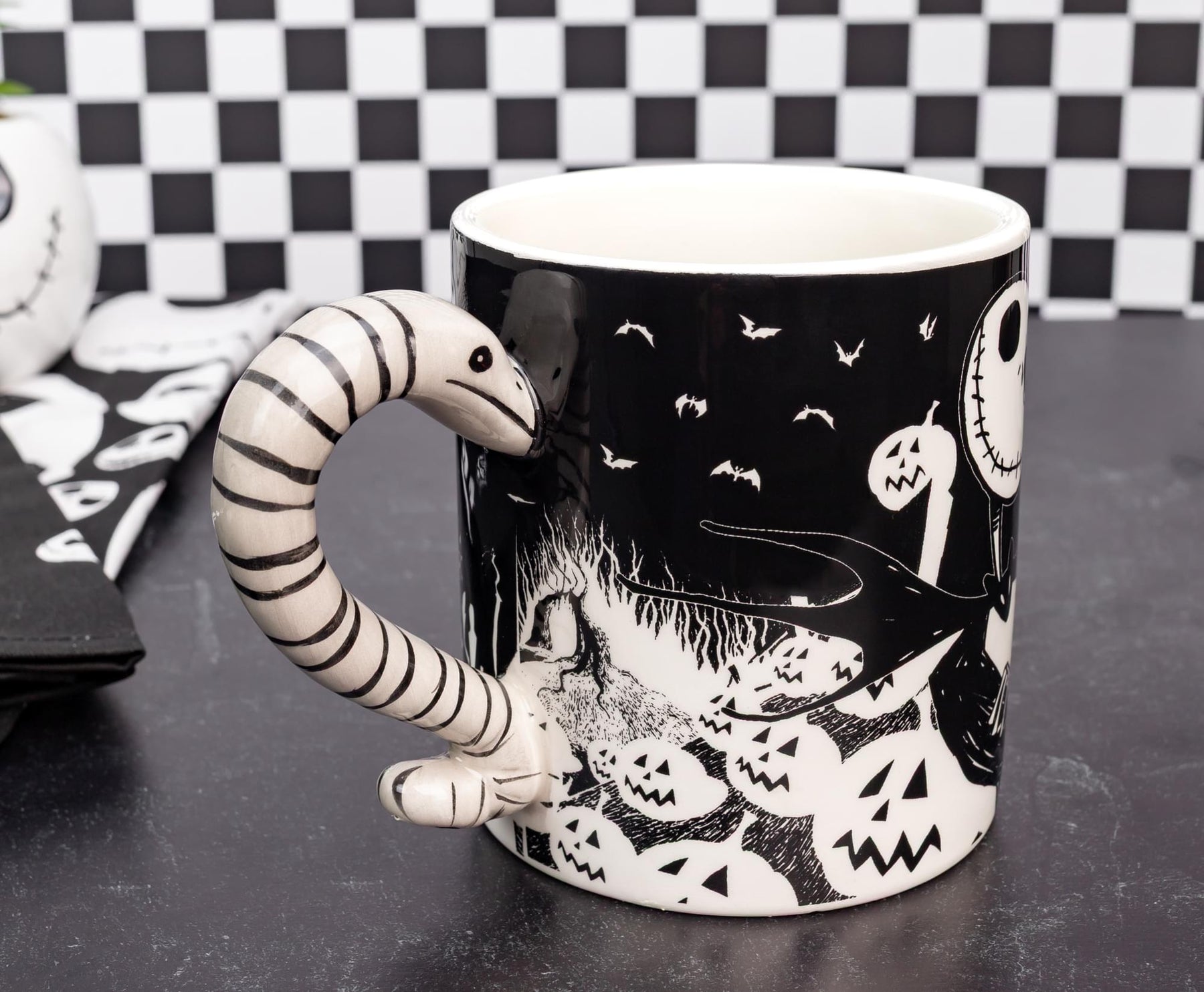 Disney The Nightmare Before Christmas Moonlight Jack Mug With Sculpted Handle