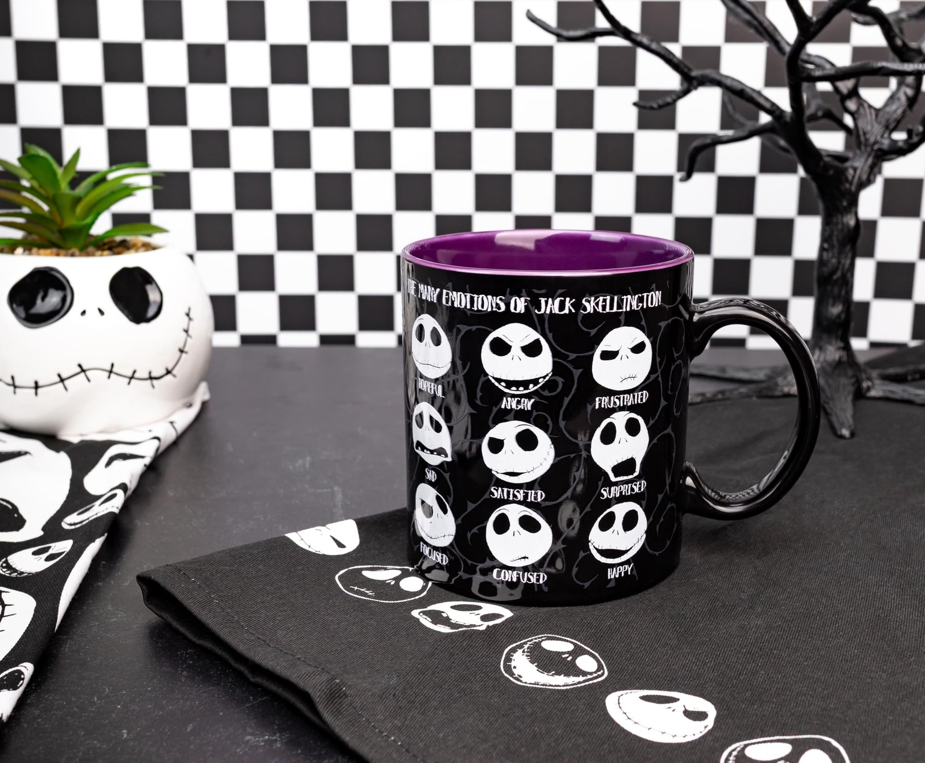 Disney The Nightmare Before Christmas Jack Emotions 20-Ounce Ceramic Mug
