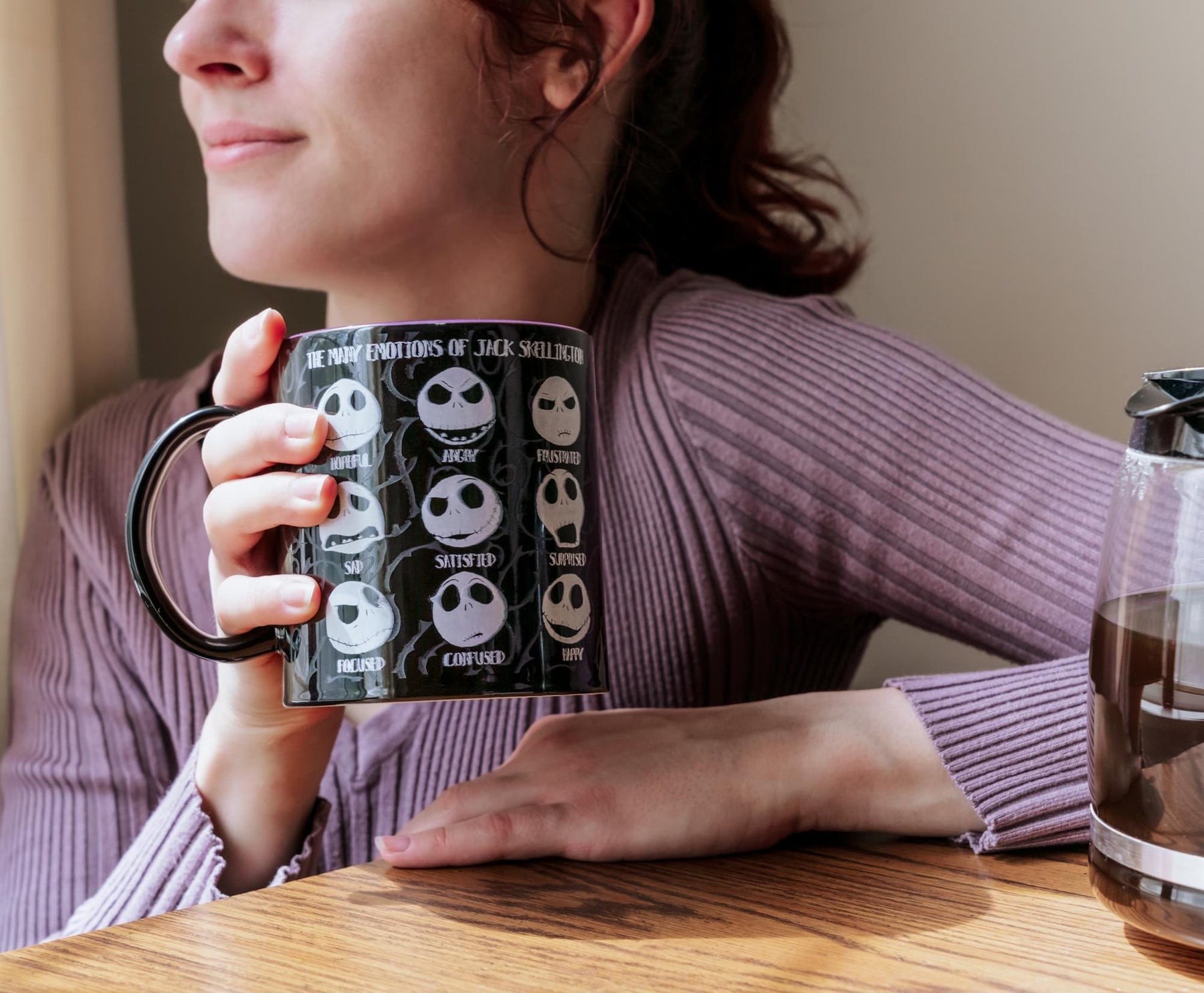 Disney The Nightmare Before Christmas Jack Emotions 20-Ounce Ceramic Mug