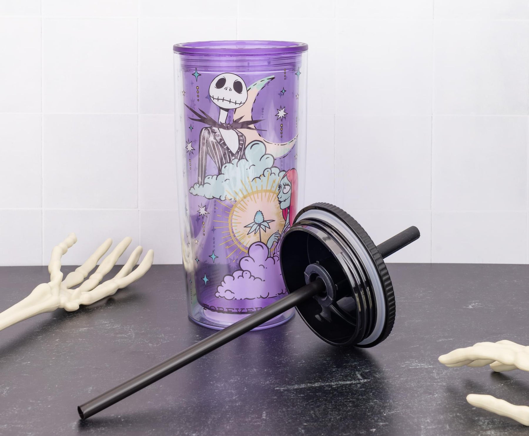 Disney The Nightmare Before Christmas "Forever and Always" 20-Ounce Tumbler