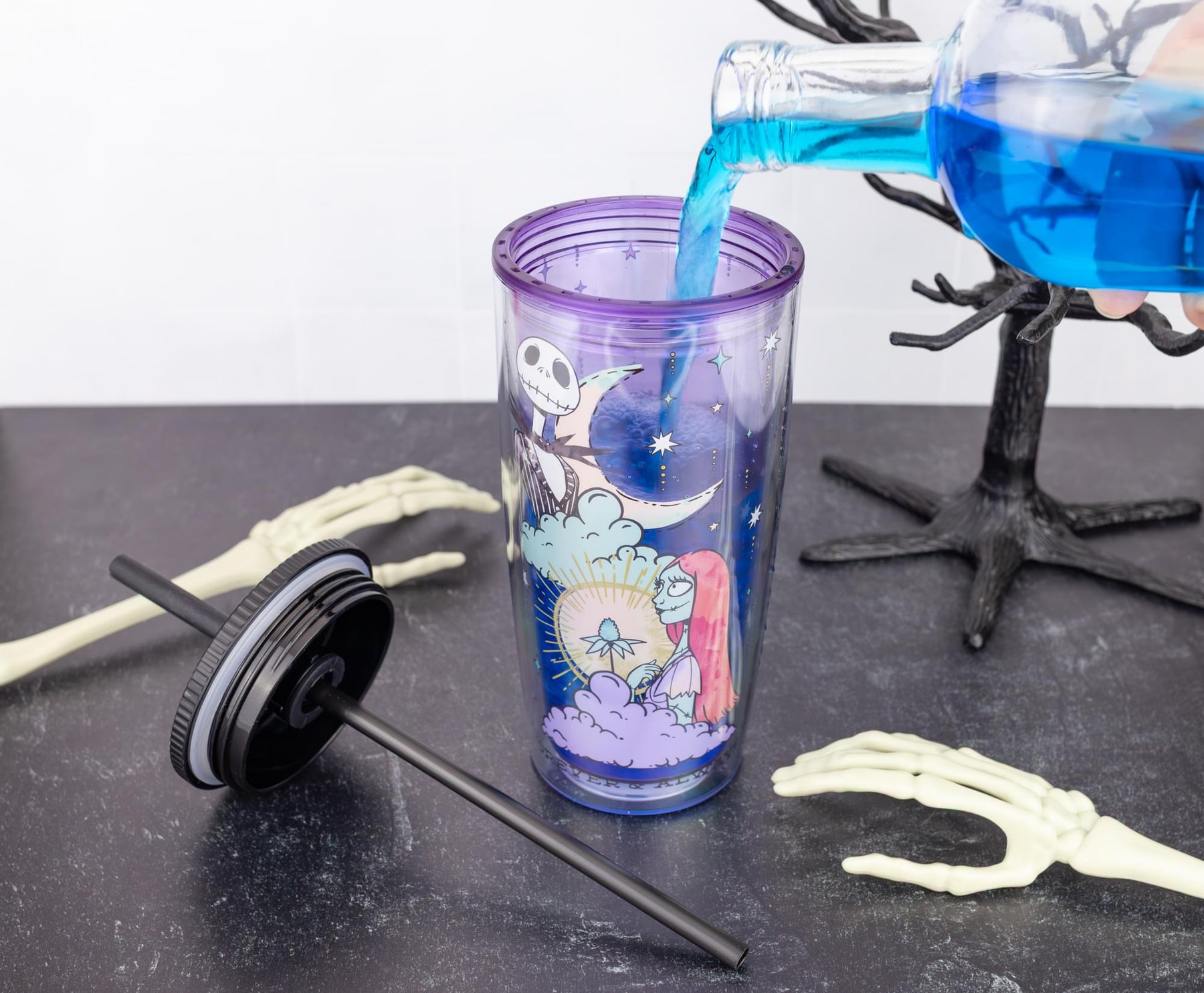 Disney The Nightmare Before Christmas "Forever and Always" 20-Ounce Tumbler