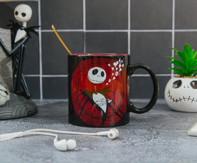 Disney The Nightmare Before Christmas Jack Hearts Ceramic Mug | 20 Ounces
