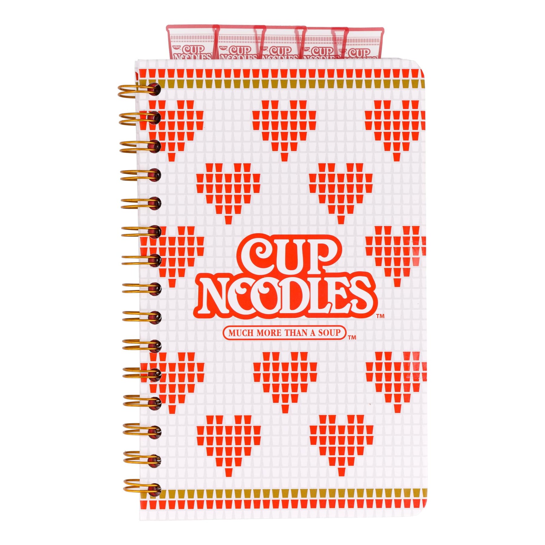 Nissin Cup Noodles 5-Tab Spiral Notebook | 5 x 8 Inches