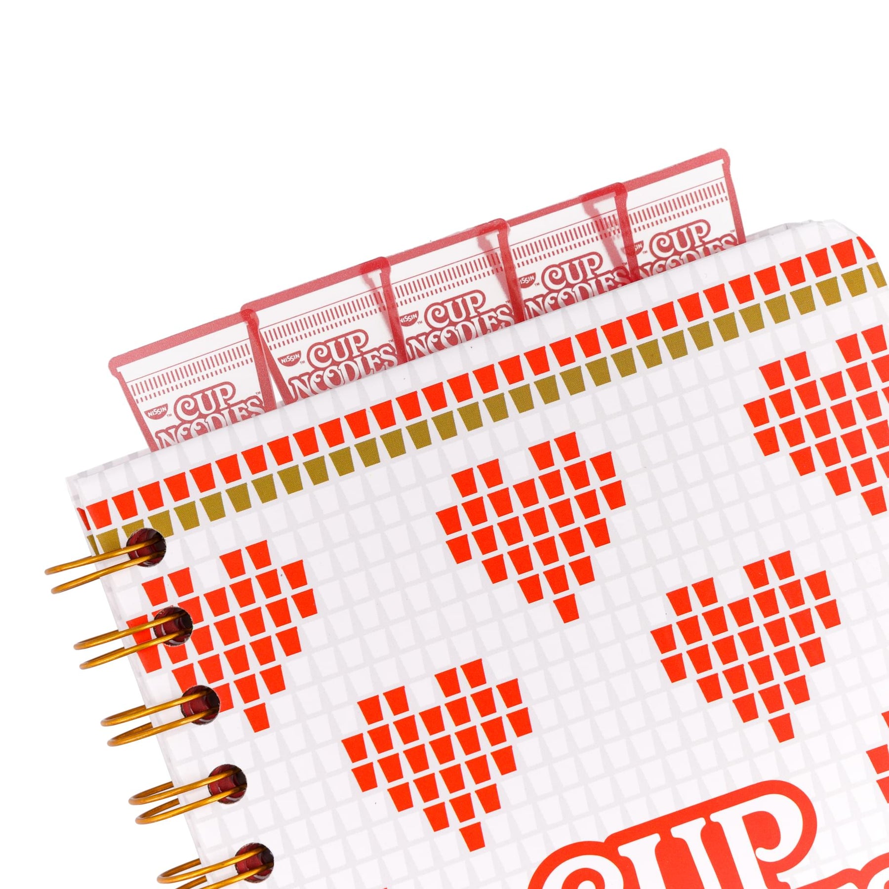 Nissin Cup Noodles 5-Tab Spiral Notebook | 5 x 8 Inches