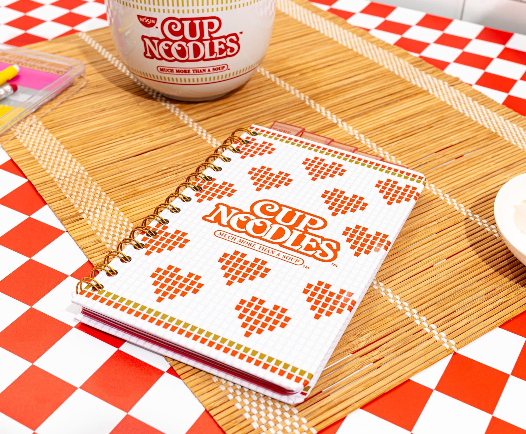 Nissin Cup Noodles 5-Tab Spiral Notebook | 5 x 8 Inches