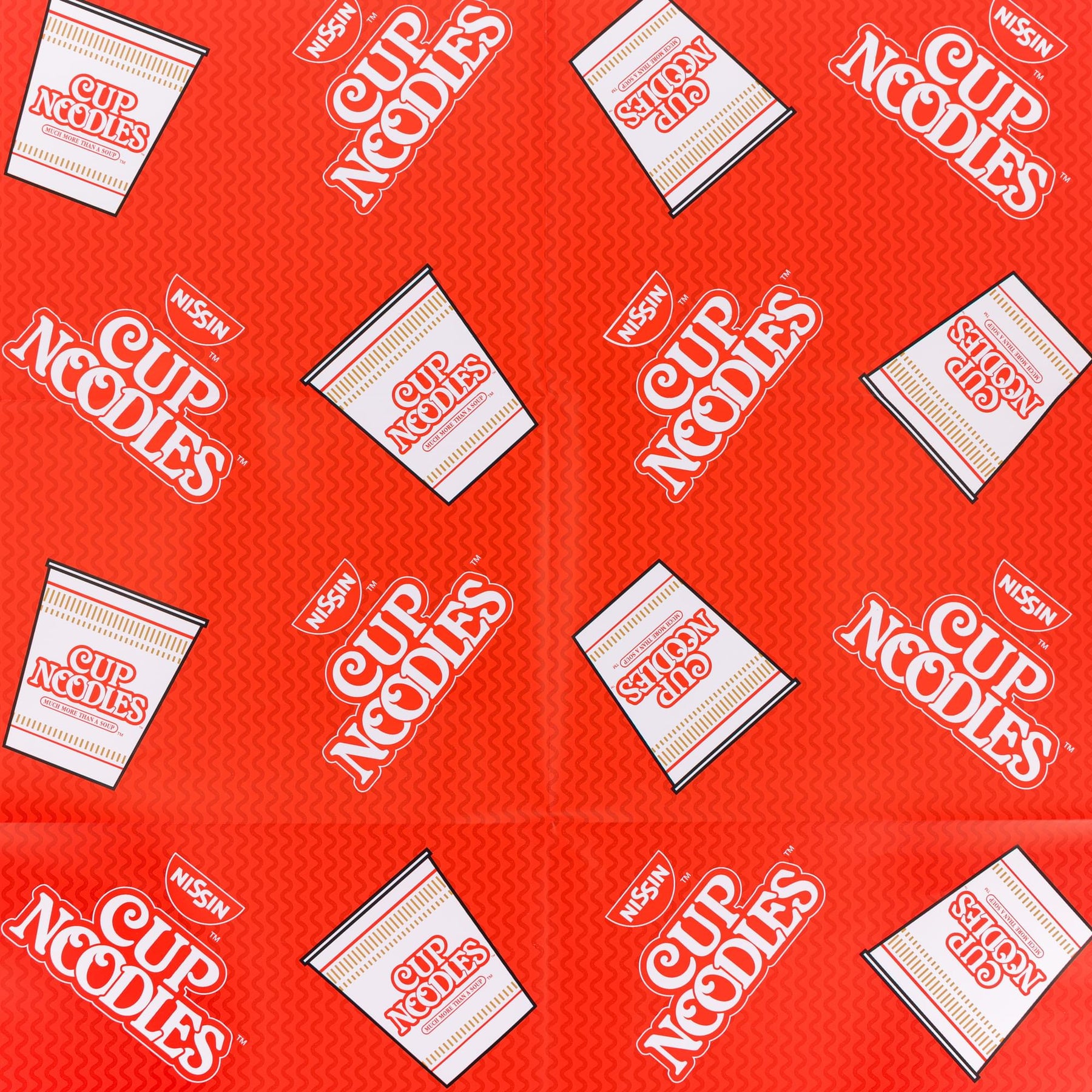 Nissin Cup Noodles Logo 12-Piece Wrapping Paper Set | 20 x 30 Inches