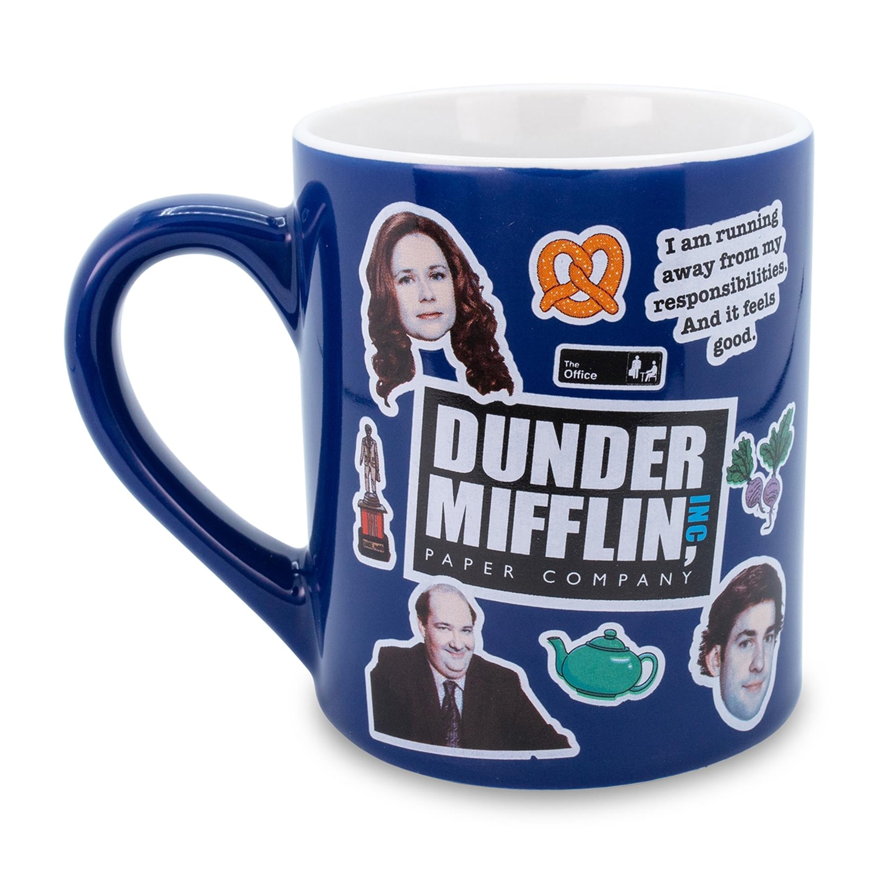 The Office Toss Print Ceramic Mug | Holds 14 Ounces