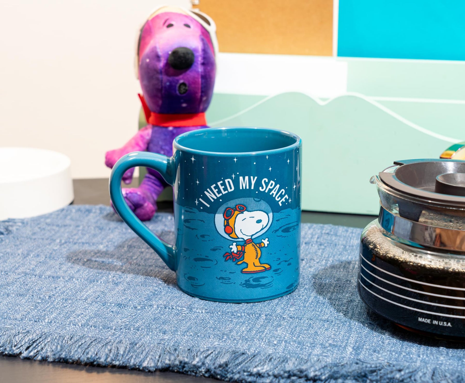 Peanuts Snoopy "I Need My Space" Ceramic Mug | Holds 14 Ounces