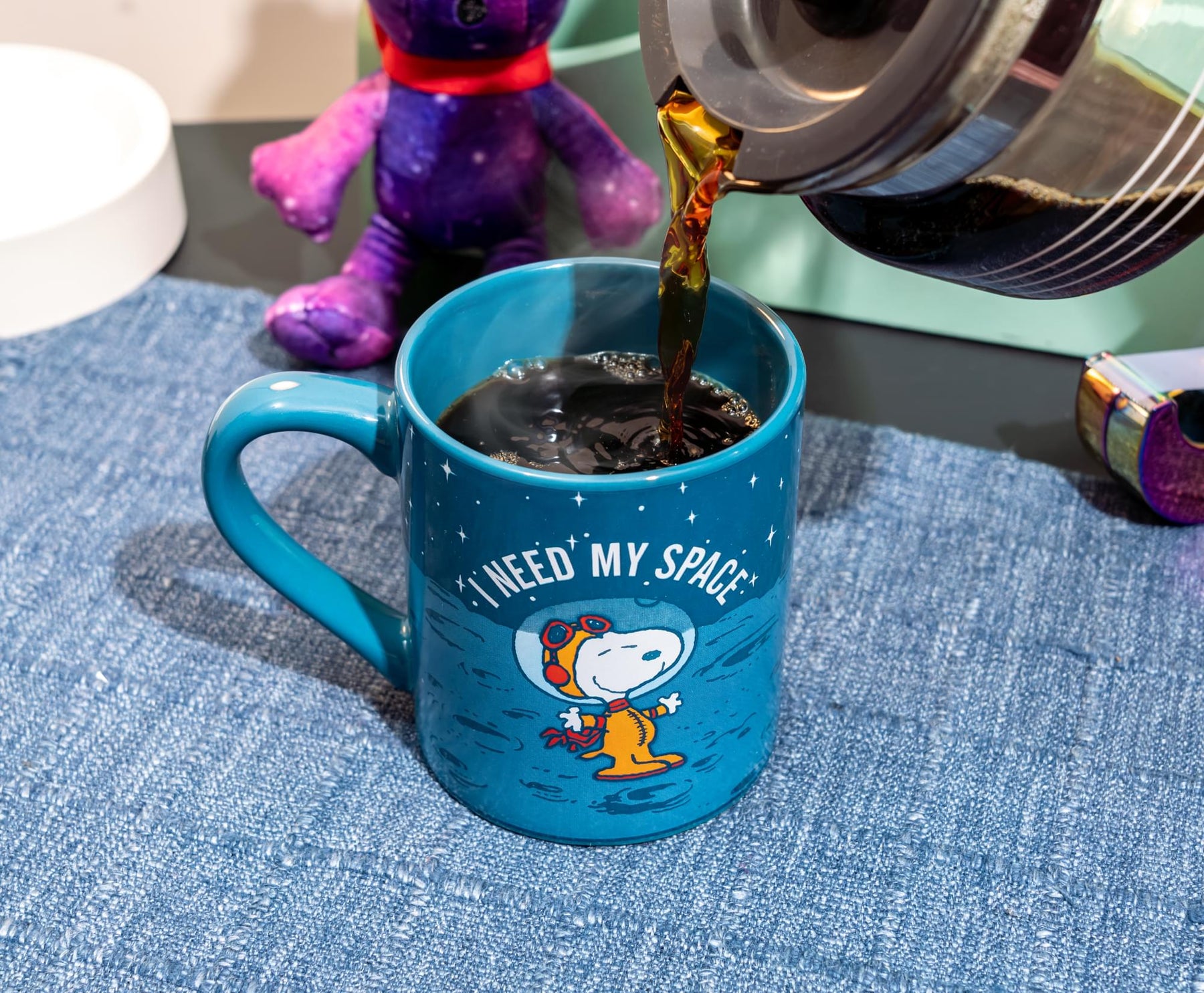 Peanuts Snoopy "I Need My Space" Ceramic Mug | Holds 14 Ounces