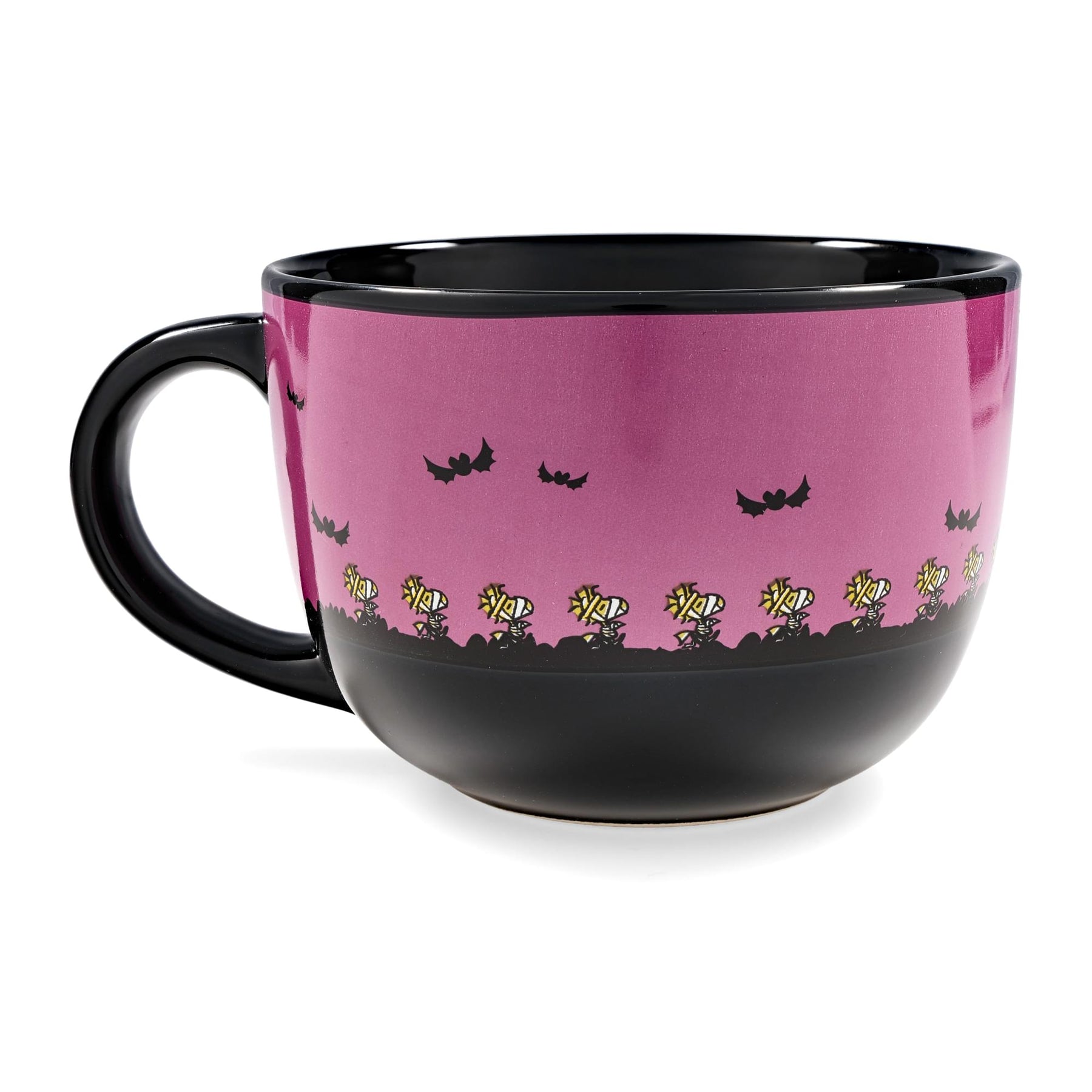Peanuts Halloween Mummy Snoopy and Woodstock Ceramic Soup Mug | Holds 24 Ounces