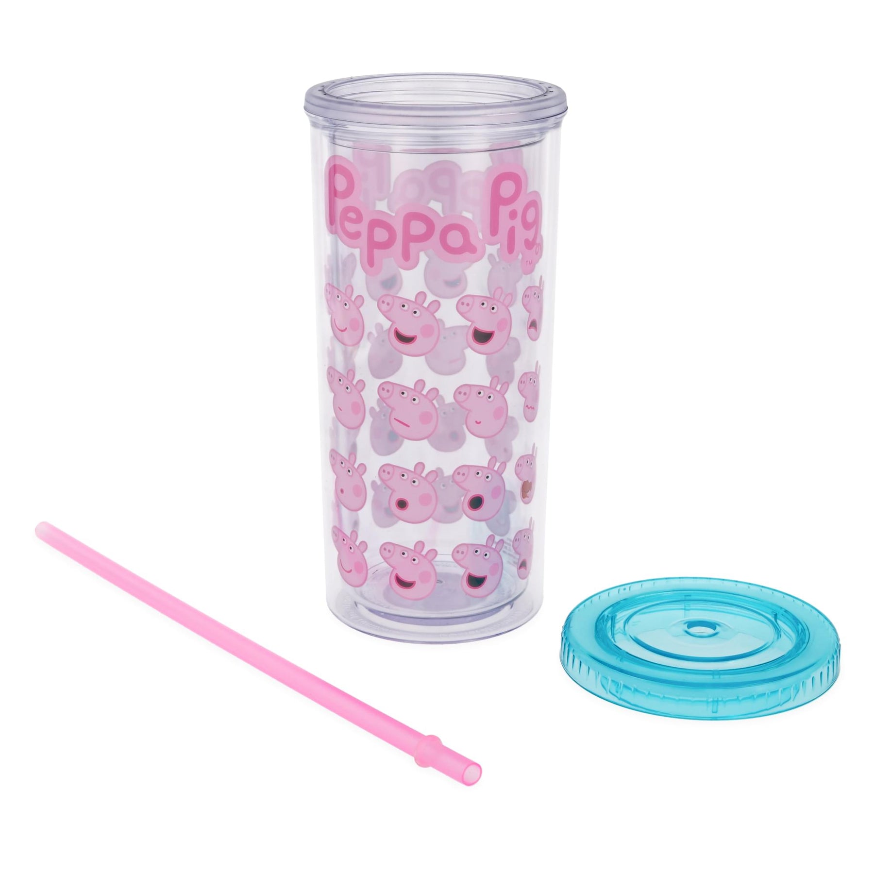 Peppa Pig Expressions 20-Ounce Carnival Cup With Lid and Straw