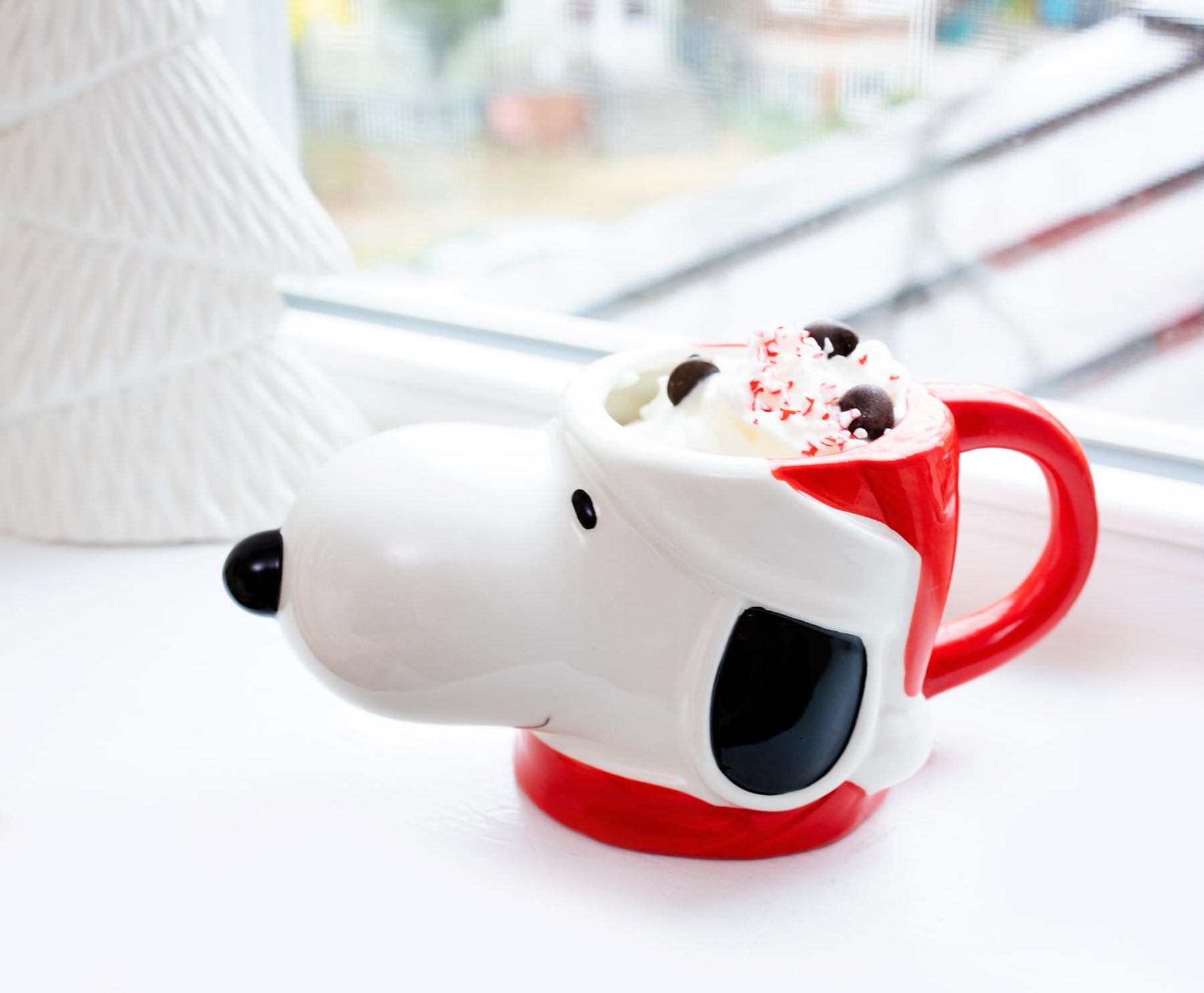 Peanuts Snoopy Christmas 3D Sculpted Ceramic Mug | Holds 20 Ounces