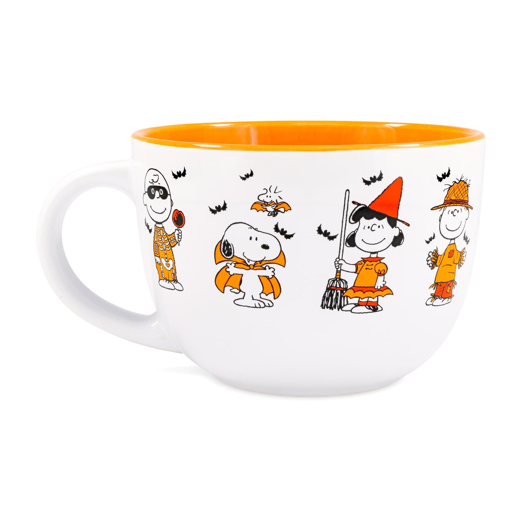 Peanuts Halloween Characters Ceramic Soup Mug | Holds 24 Ounces