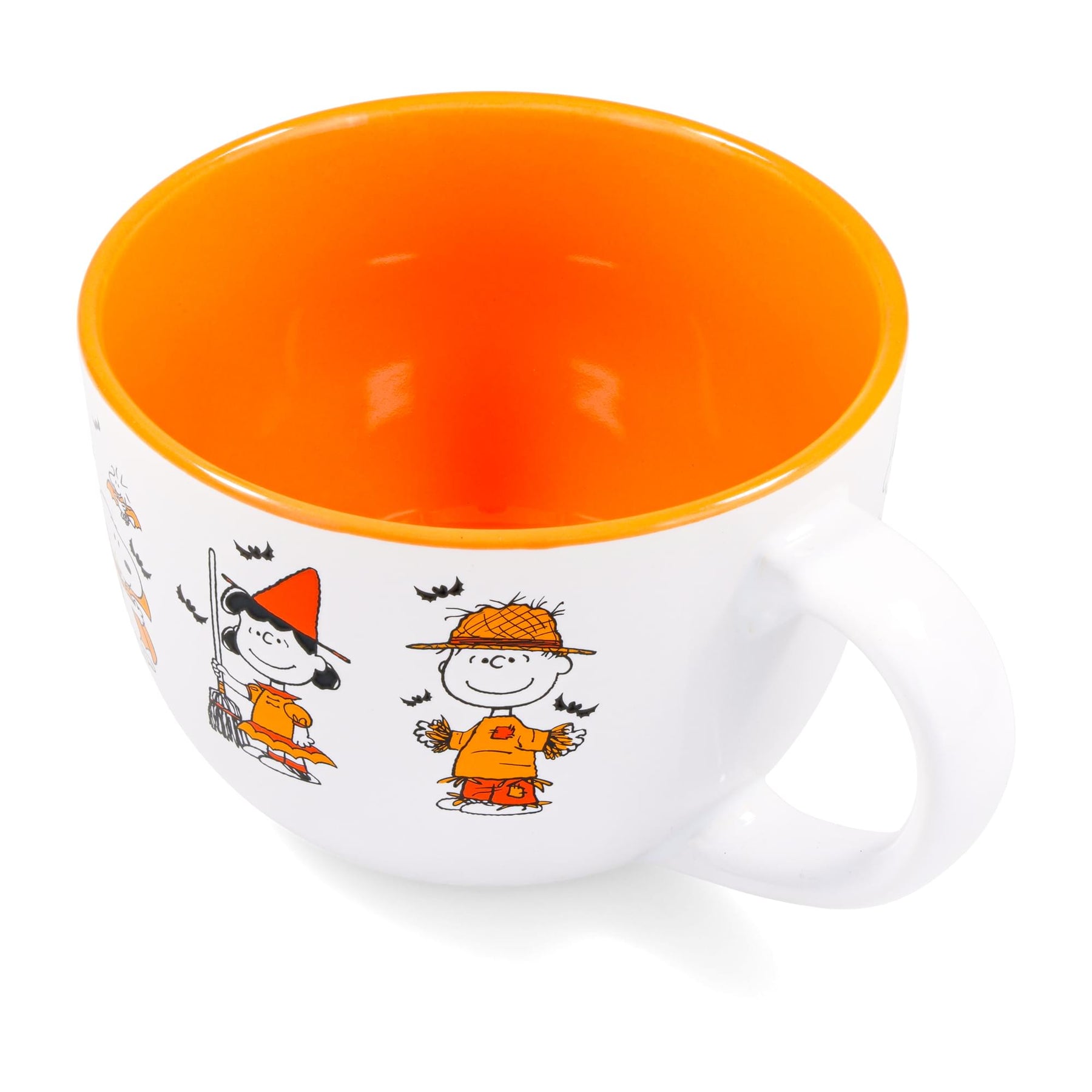 Peanuts Halloween Characters Ceramic Soup Mug | Holds 24 Ounces