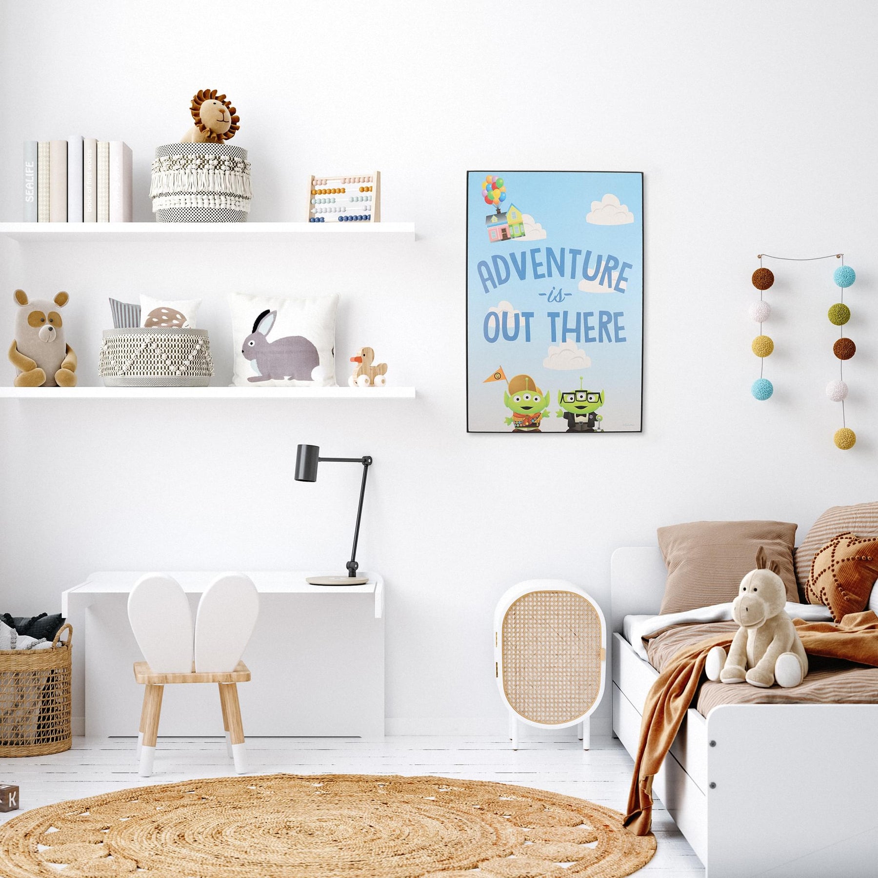 Disney/ Pixar "Adventure Is Out There" 13 x 19 Inch Framed MDF Wall Art