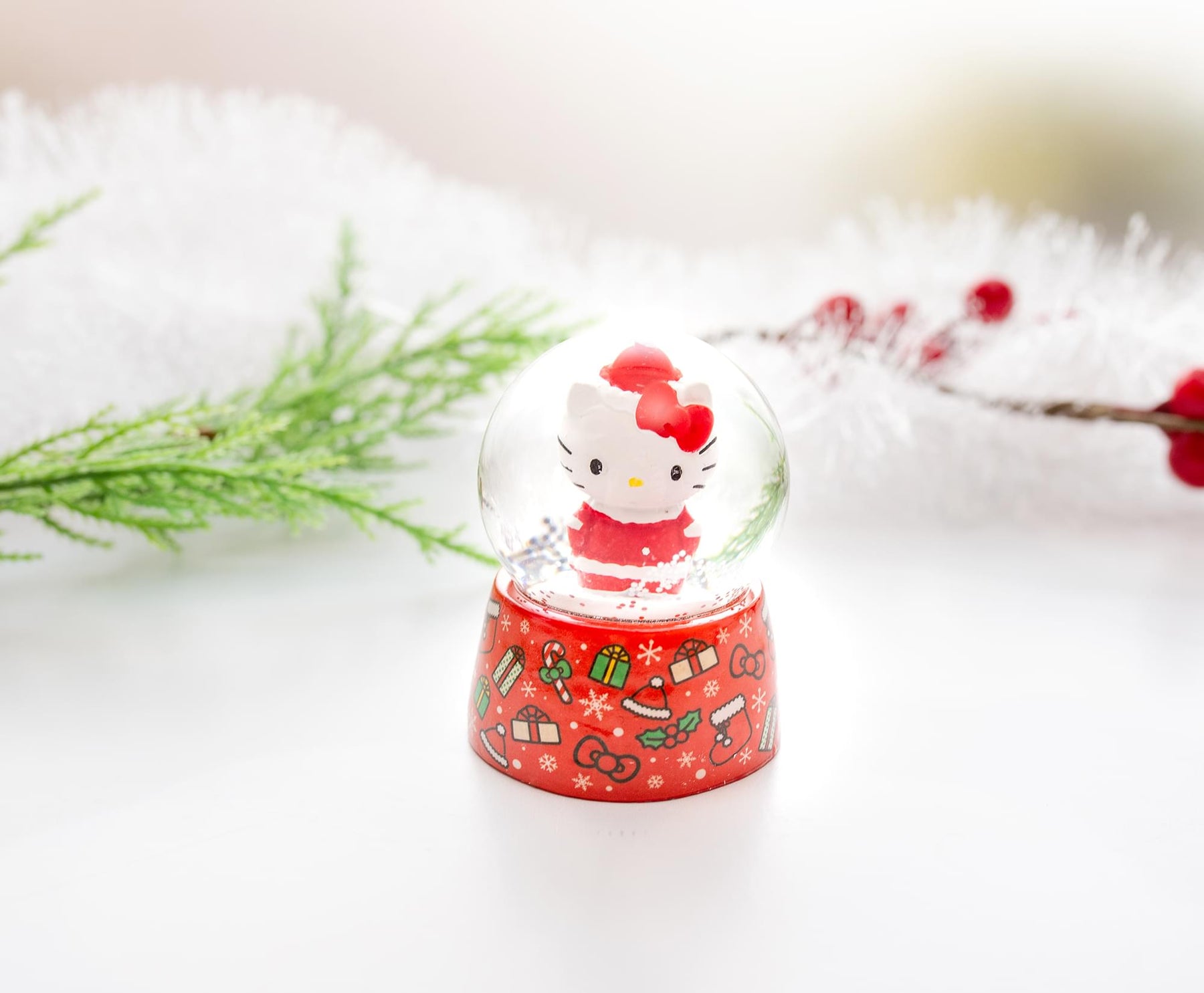 Sanrio Hello Kitty Holiday Mini Snow Globe | 3 Inches Tall