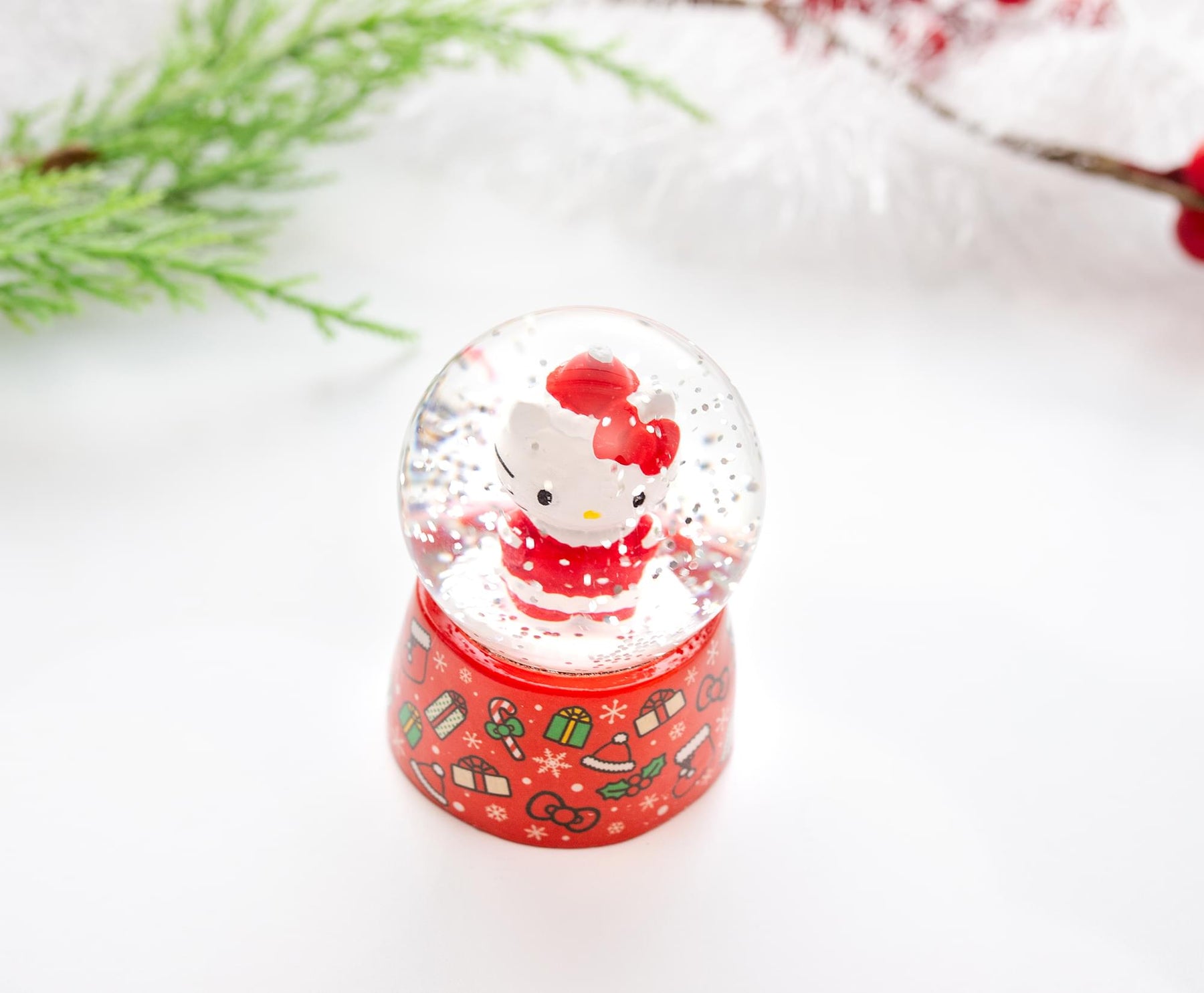 Sanrio Hello Kitty Holiday Mini Snow Globe | 3 Inches Tall