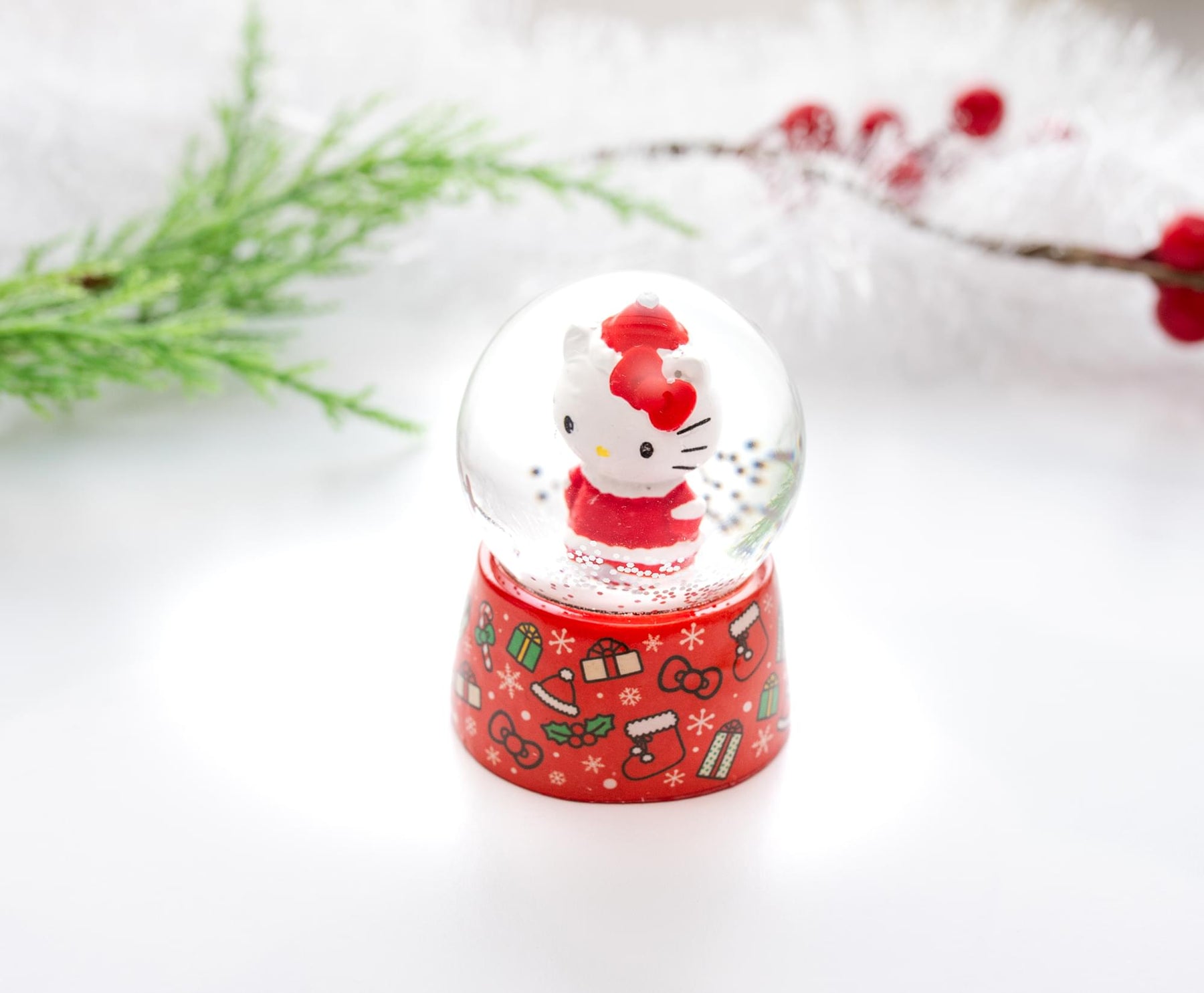 Sanrio Hello Kitty Holiday Mini Snow Globe | 3 Inches Tall