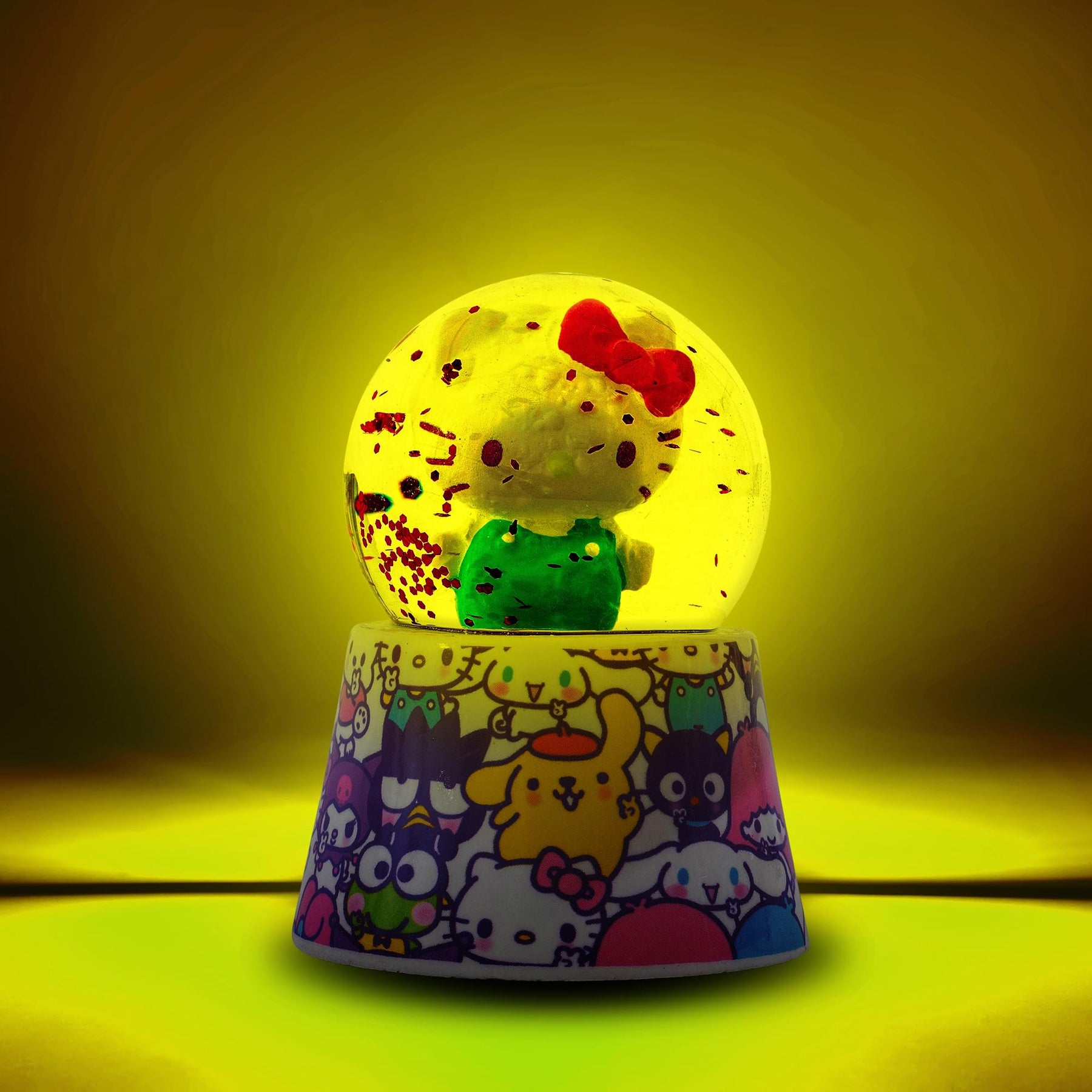 Sanrio Hello Kitty and Friends Mini Light-Up Snow Globe | 3 Inches Tall