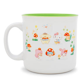 Sanrio Hello Kitty and Friends Mushroom Crew 20-Ounce Ceramic Camper Mug
