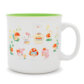 Sanrio Hello Kitty and Friends Mushroom Crew 20-Ounce Ceramic Camper Mug