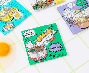 Sanrio Gudetama Glass Coasters | Set of 4