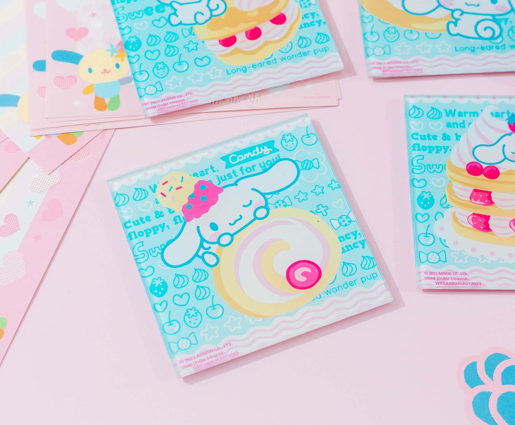 Sanrio Cinnamoroll Glass Coasters | Set of 4