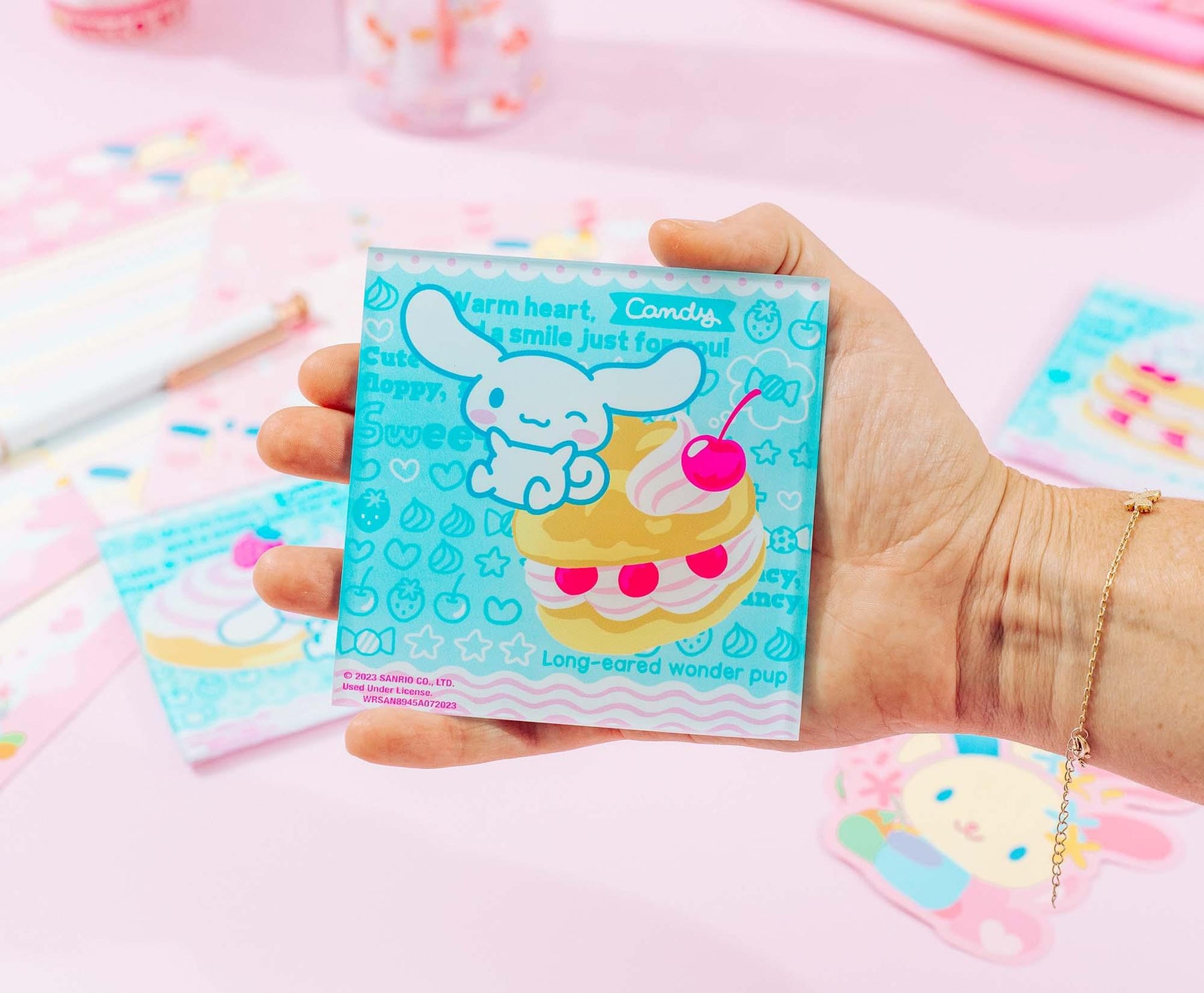 Sanrio Cinnamoroll Glass Coasters | Set of 4