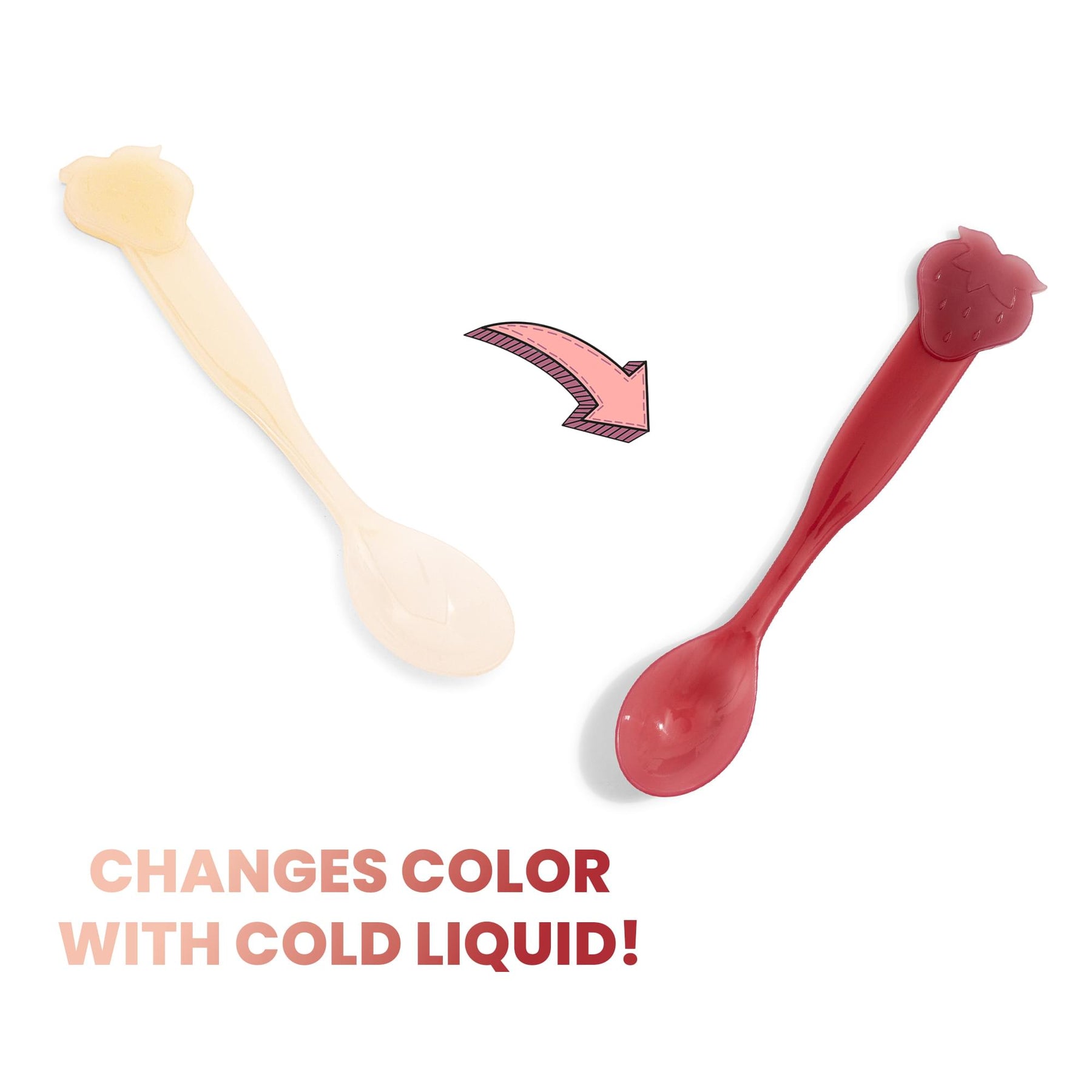 Strawberry Shortcake Ceramic Bowl With Color-Changing Spoon | Holds 27 Ounces