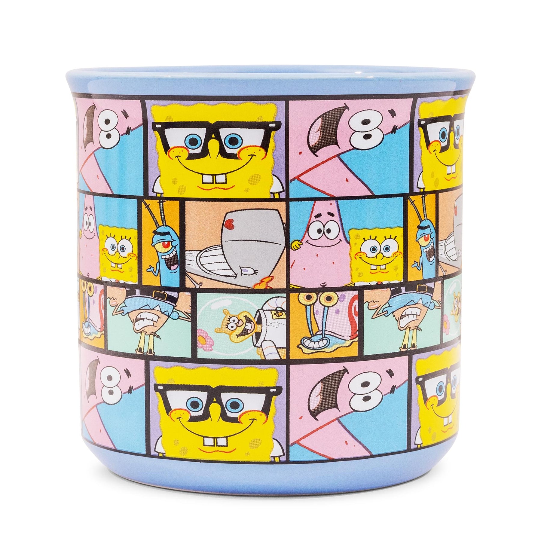 Nickelodeon SpongeBob SquarePants Character Grid 20-Ounce Ceramic Camper Mug